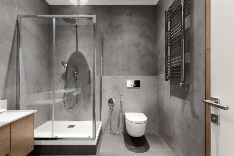 Modern Shower with Clear Glass